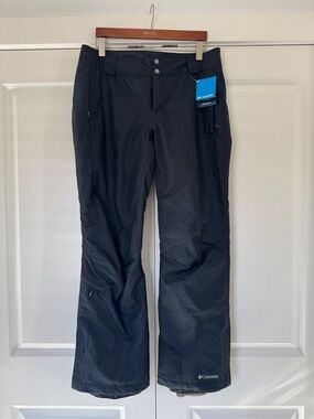 NEW Columbia Womens Bugaboo Oh Snow Pants Fleece Lined | Black Winter Ski Pants